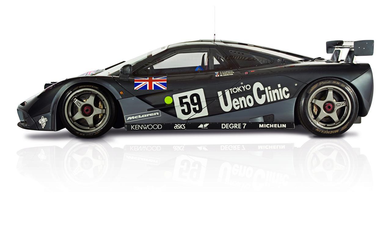 McLaren F1 GTR Ganador de las 24 Horas de Le Mans de 1995 con los pilotos Yannick Dalmas, J.J. Letho y Masanori Sekiya.