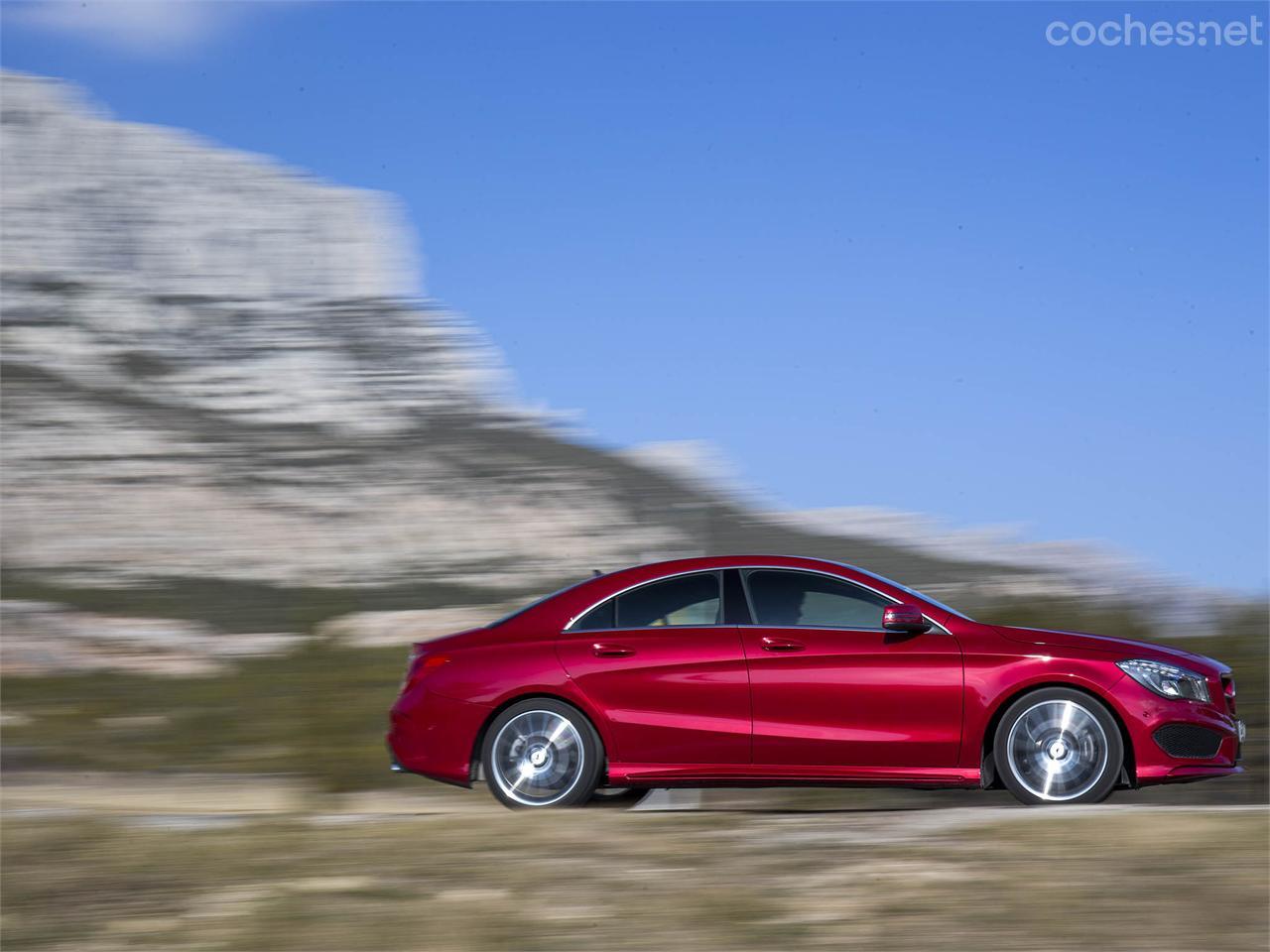 La carrocería de este Mercedes goza de un coeficiente aerodinámico sobresaliente: cx 0,23.