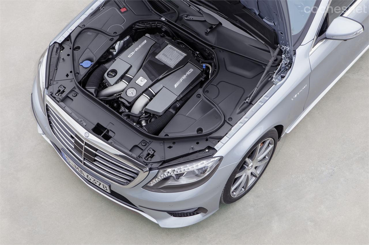 El V8 Biturbo rinde 585 CV y, sobre todo, un par motor de 900 Nm.