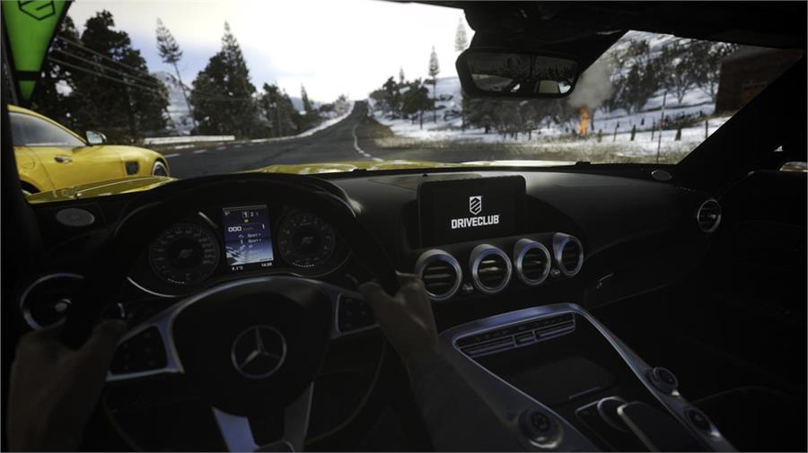 El Mercedes-AMG en el videojuego DRIVECLUB de PlayStation4.