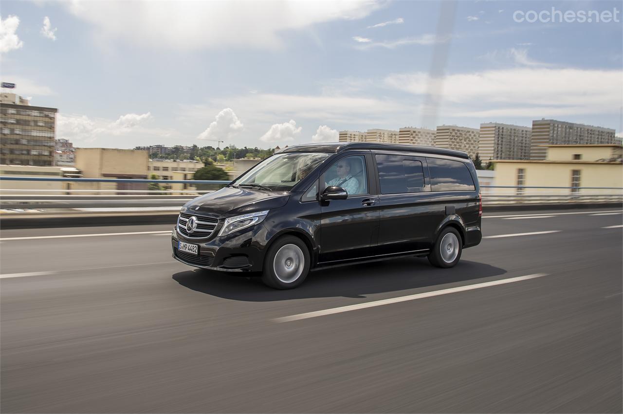 La nueva Mercedes-Benz Marco Polo es perfectamente utilizable a diario en ciudad, no es una versión para una utilización exclusiva en periodos vacacionales o de ocio. 