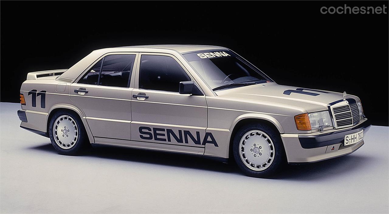 Mercedes-Benz 190 E 2.3 16v con el que Ayrton Senna venció en la carrera inaugural del trazado GP Strecke del Nürburgring en 1984.