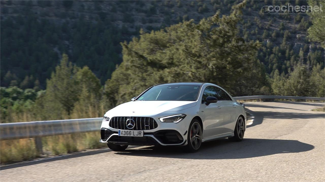 Las mejoras del Mercedes-AMG CLA 45 S 4MATIC+ residen también en su chasis.