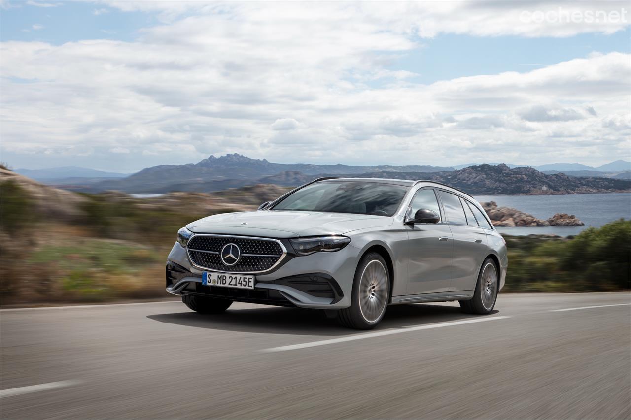 El Mercedes-Benz Clase E Estate comparte el frontal y las mecánicas con el reciente Clase E berlina y solo añade la practicidad del portón trasero.