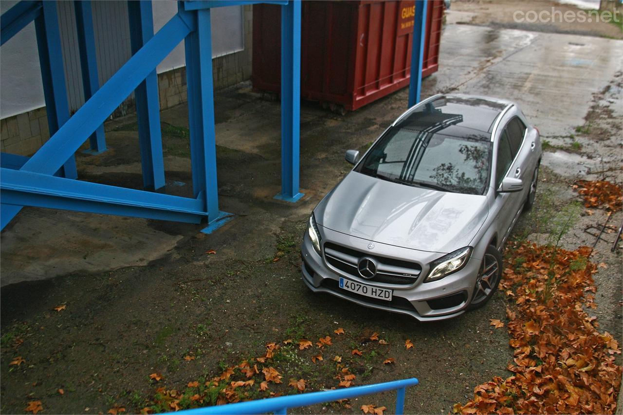 Con 360 CV bajo el capó, el GLA 45 AMG es el SUV compacto más potente del mercado. Tiene como único rival al Audi RS Q3. (Fotos: Eloy García)