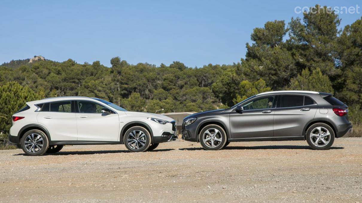 Mercedes Benz Gla 2 D 4matic Vs Infiniti Qx30 2 2d Awd Noticias Coches Net