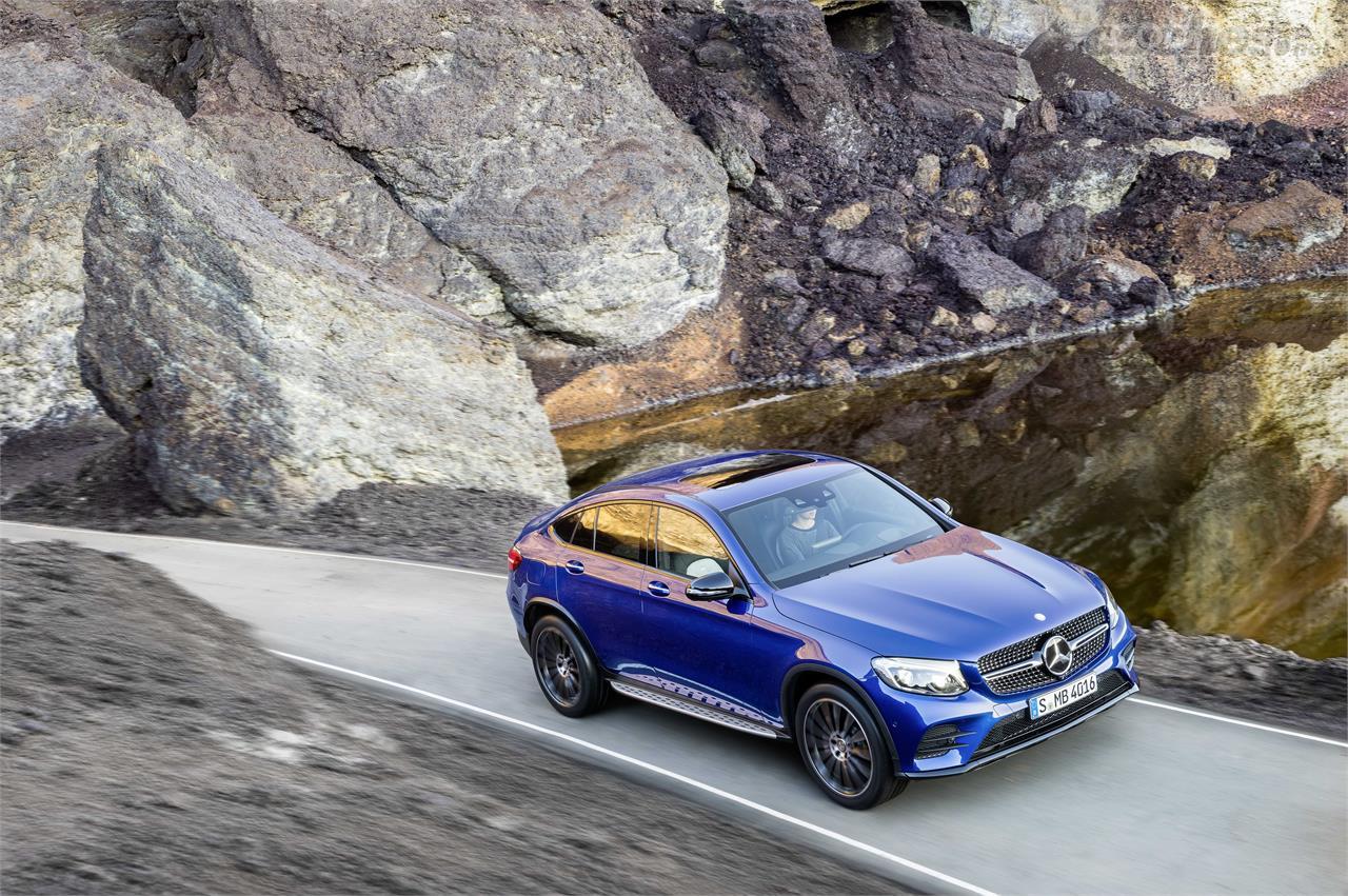 El GLC Coupe monta de serie el tren de rodaje deportivo con sistema Dynamic Select, además de una dirección más directa. 