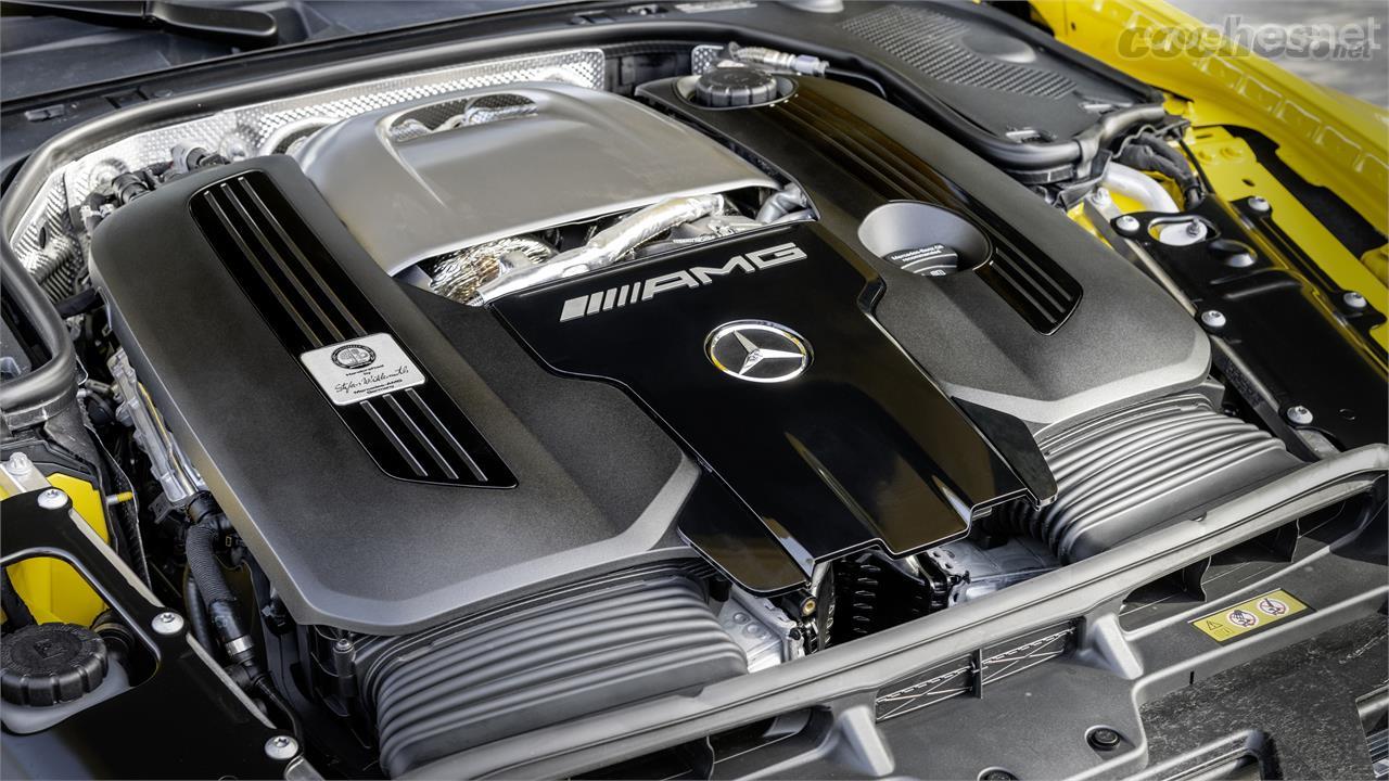Los motores del Mercedes-AMG SL pueden ser de cuatro cilindros, en la versión básica, o de 89 cilindros, en las más potentes. 