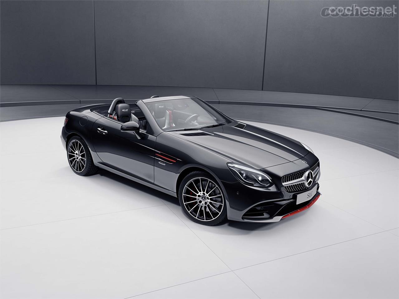 El acabado RedArt Edition está disponible en toda la gama SLC, incluida la motorización más potente que comercializa Mercedes-AMG.