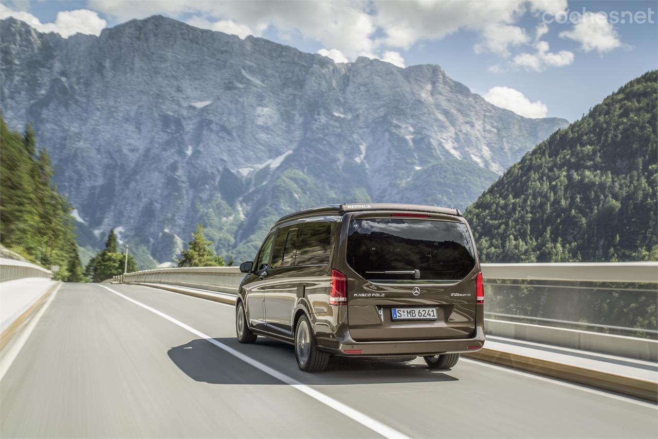 Con sus 190 CV, la Marco Polo 250 Bluetec es la más apta para largos viajes a buen ritmo.