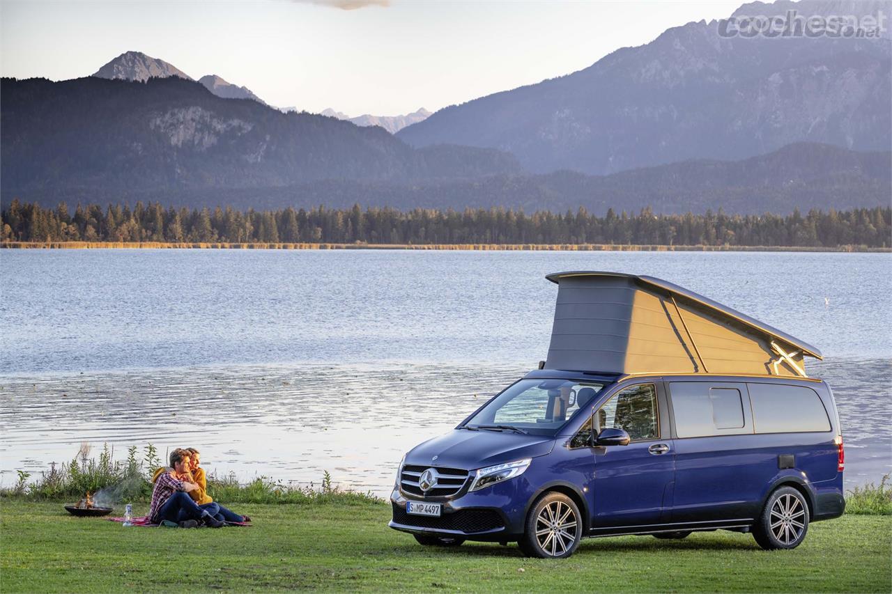 La versión Marco Polo transforma la Clase V en una camper de lo más capaz.