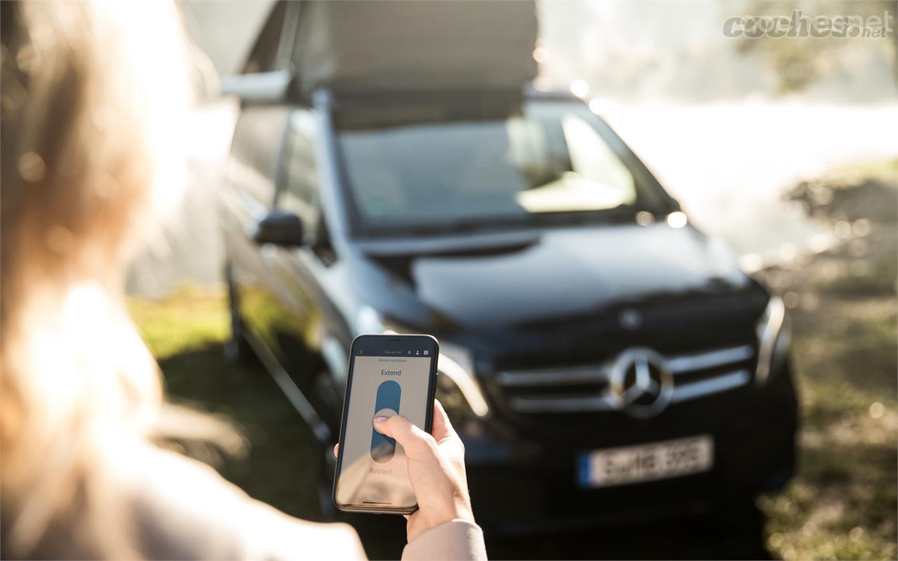 El Mercedes-Benz Marco Polo siempre ha sido un hogar rodante pero ahora se convierte además en un "hogar conectado".