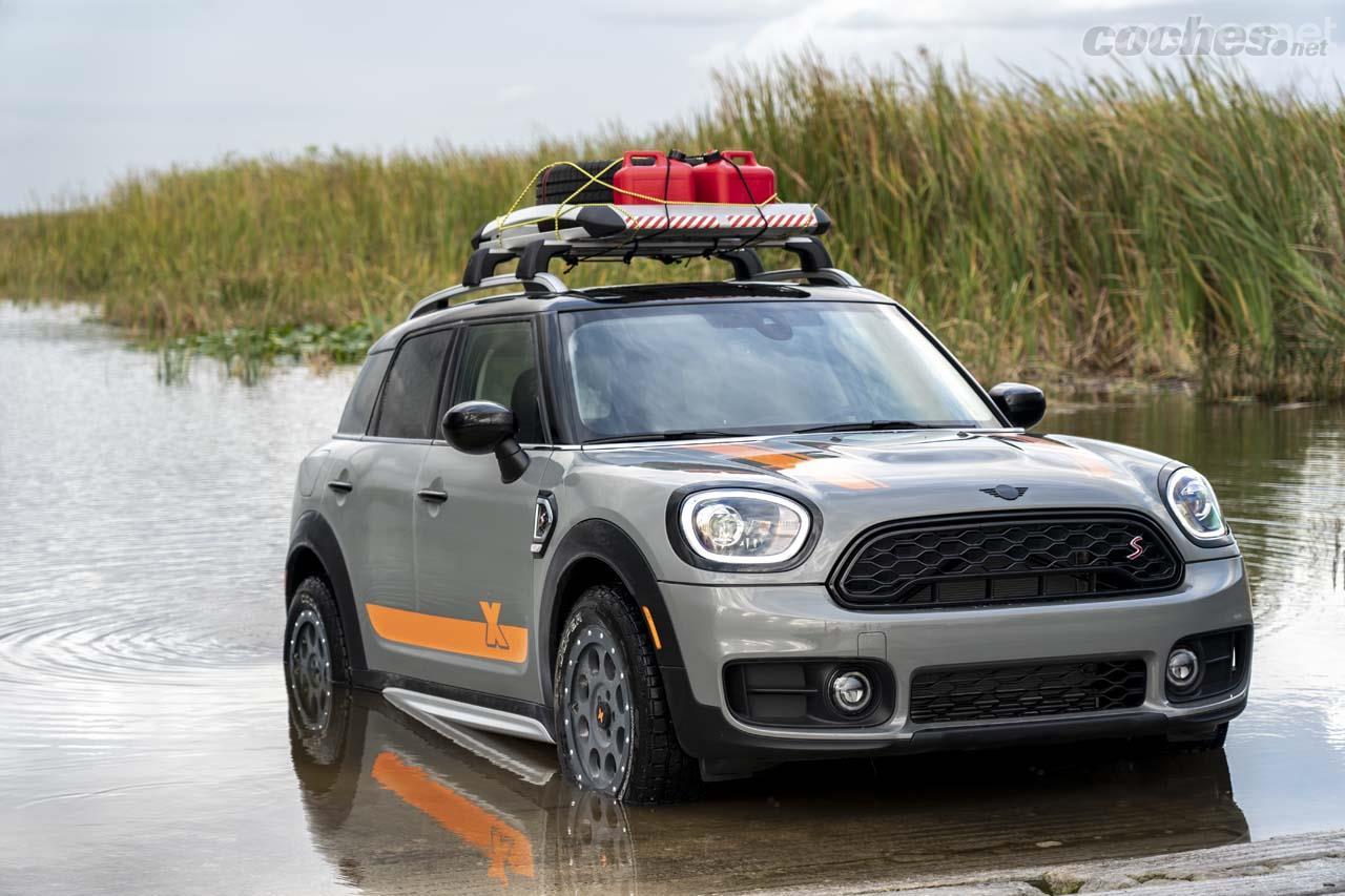 Seguro que bien pocos se atreverán a vadear un río o hacer un cruce de puentes al volante de su MINI Countryman, pero con la preparación X-Raid seguro que será más capaz.