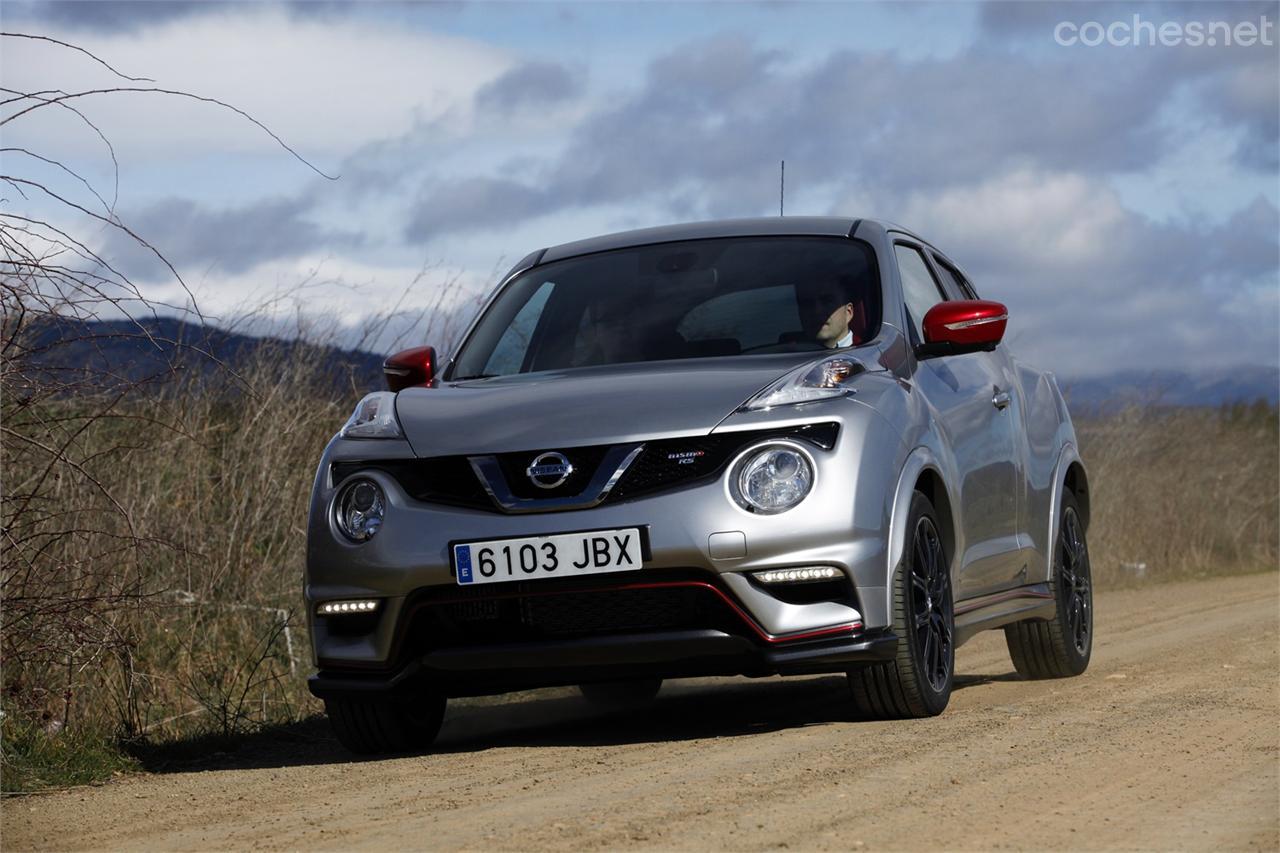 El nuevo Juke Nismo RS aumenta su potencia hasta los 218 CV, o 214 CV en el caso de montar tracción total y cambio automático.