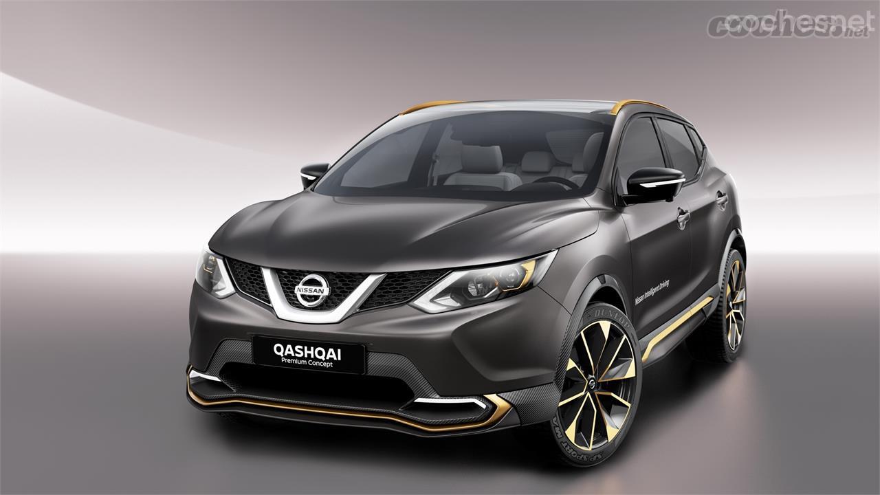 El predominio del negro mate concede al Qashqai Premium Concept un mínimo de discreción.