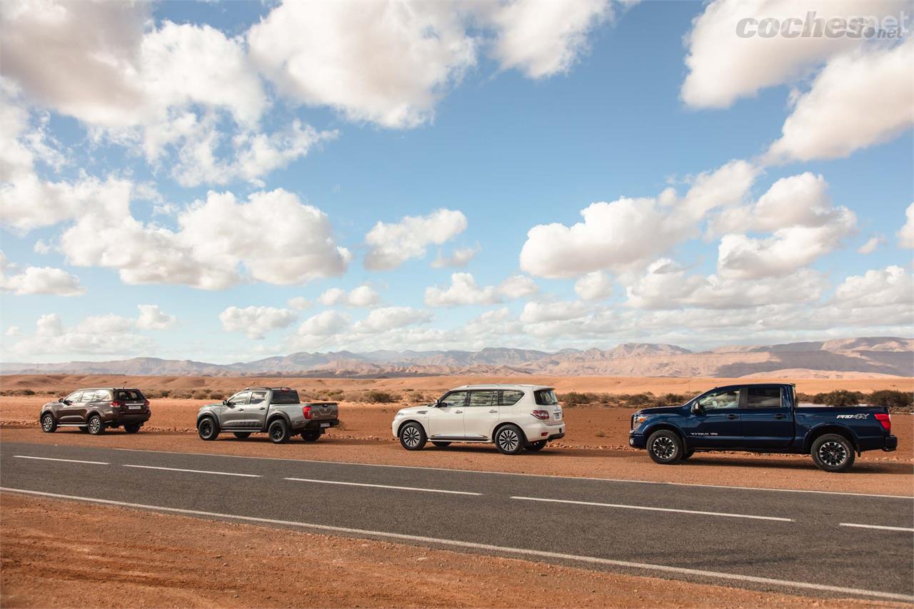 Viajamos hasta Marruecos para probar la gama más offroad de Nissan: Terra, Navara AT32, Patro y Titan XD Pro-4X.