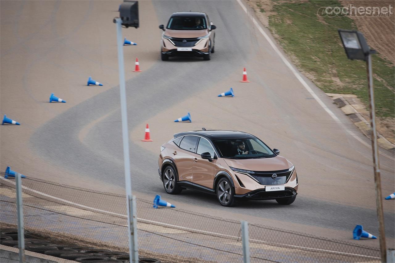 Ya hemos probado por primera vez este SUV eléctrico en un evento organizado por Nissan en el madrileño Circuito del Jarama.