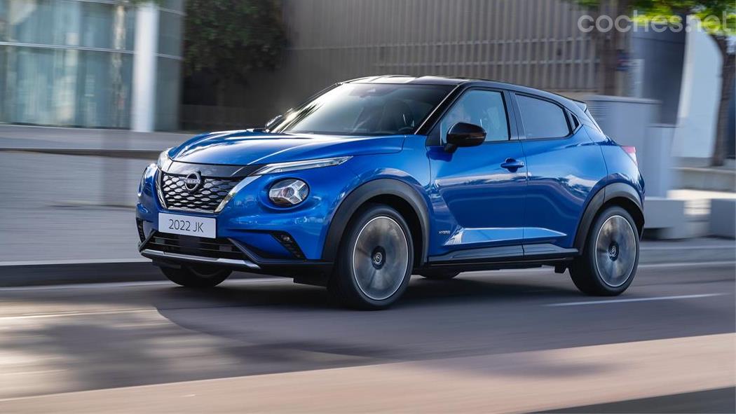 NISSAN JUKE - Compared to the gasoline model, this non-plug-in hybrid version has, among other virtues, a clear increase in power.