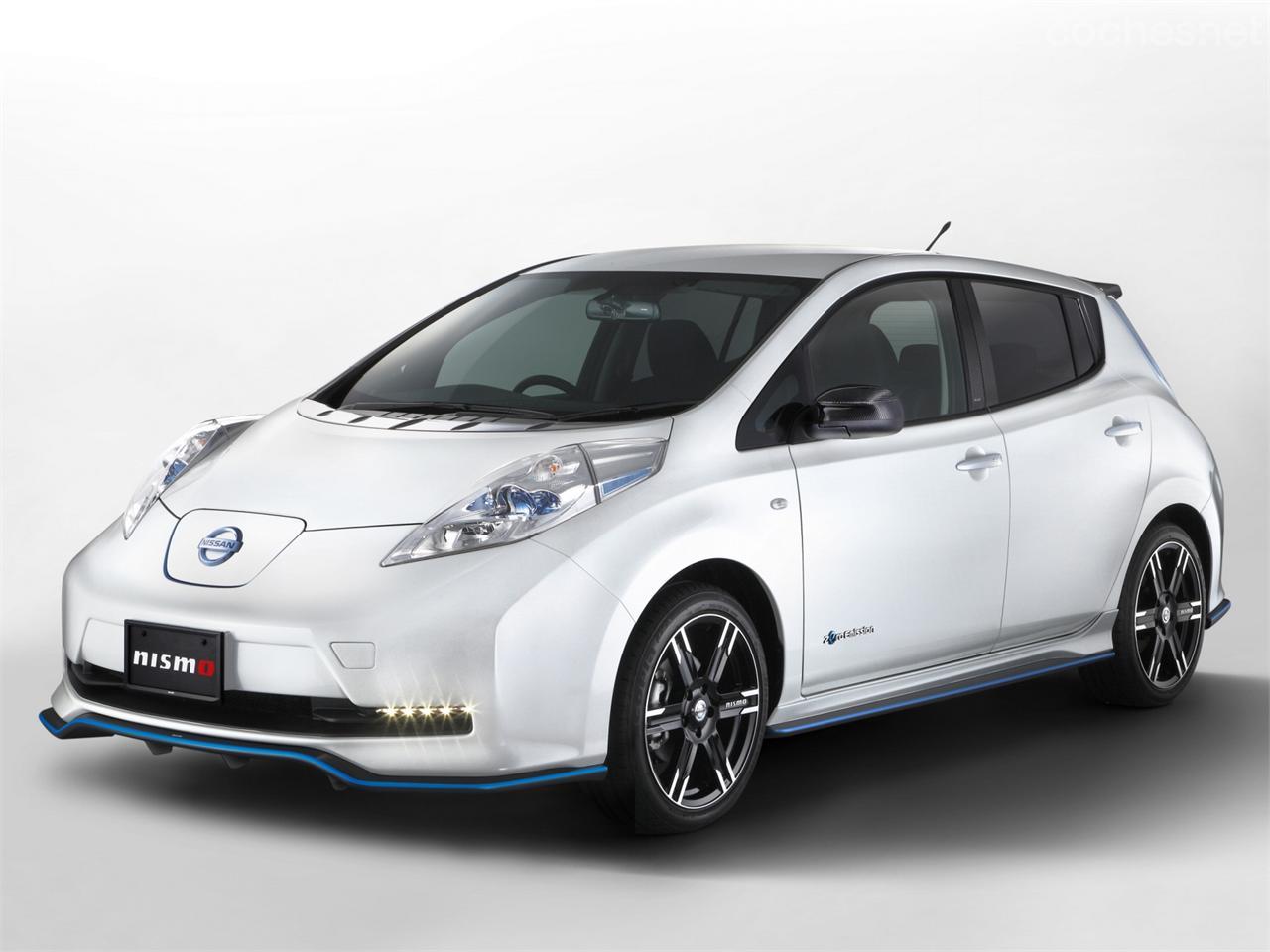 Convertir el LEAF, paradigma de la ecología, en un deportivo parece una contradicción pero Nismo se ha interesado también por este modelo 100% eléctrico.