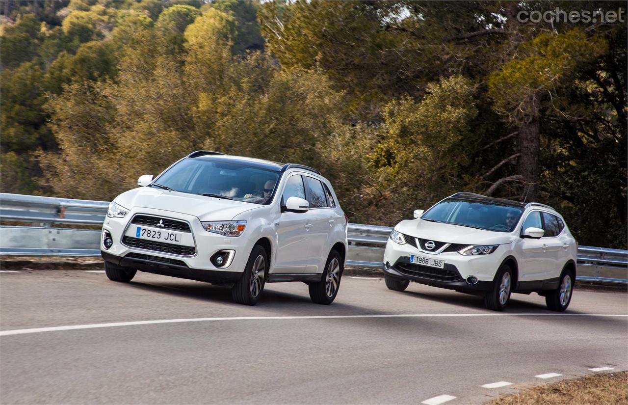 Nissan Qashqai 1.5 dCi 4x2 vs Mitsubishi ASX 180 DI-D 2WD | Noticias ...