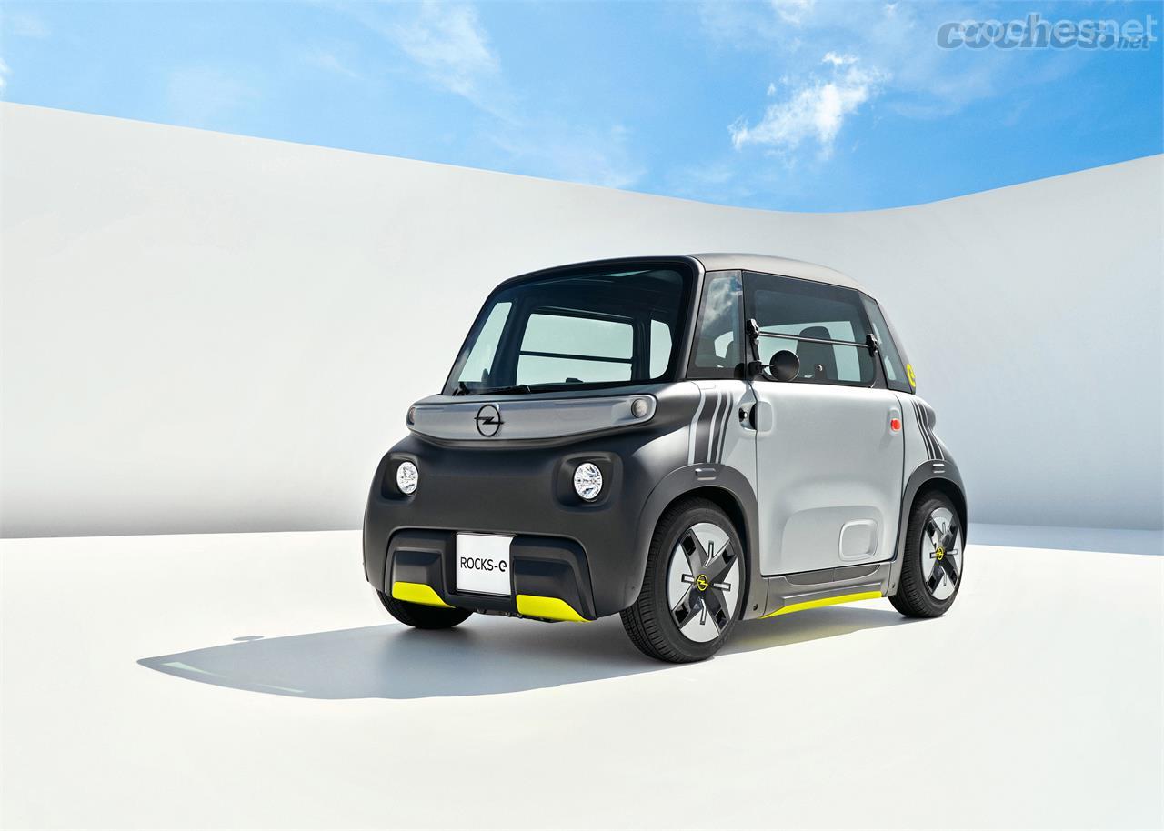 El Opel Rocks-e es un micro-coche eléctrico sin carnet con 75 kilómetros de  autonomía