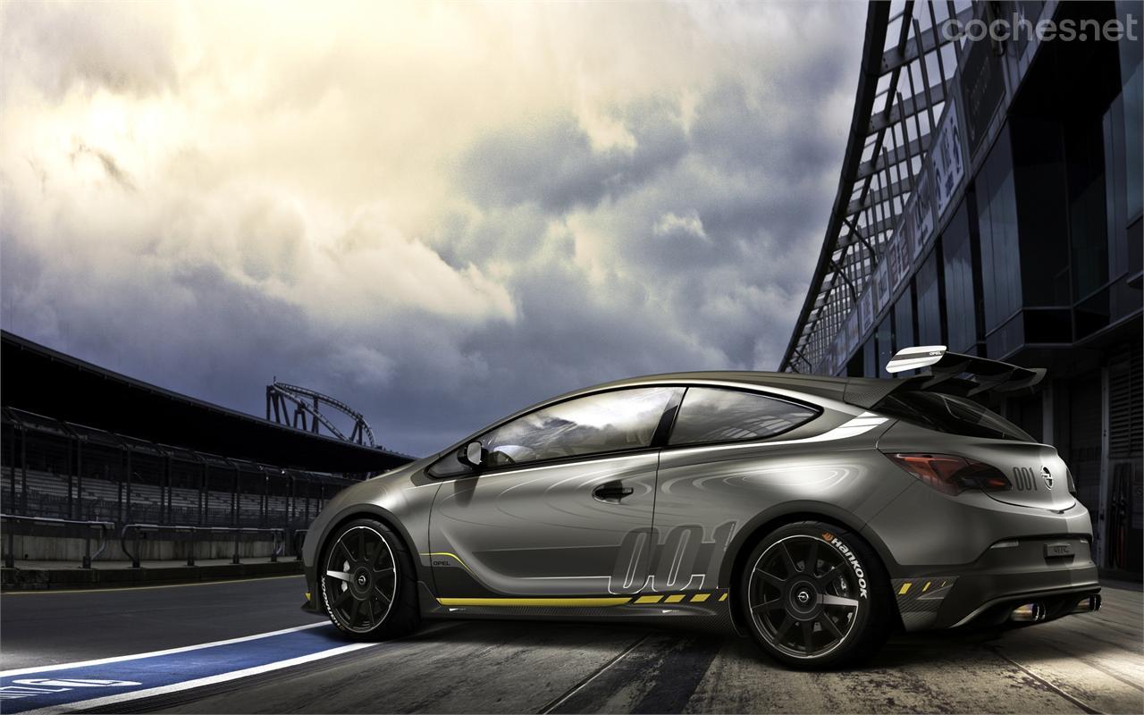 Diseñado para los circuitos. Así define Opel el Astra OPC Extreme, una versión del Astra OPC derivada de la competición y que se fabricará en serie limitada. 