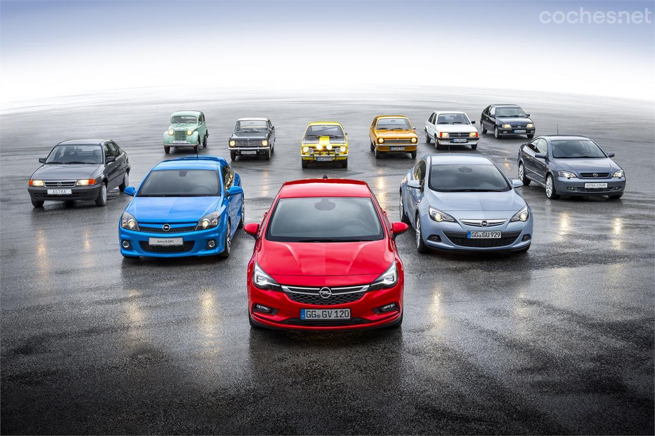 Entre el Kadett y el Astra, Opel cuenta con 11 generaciones de compactos en su historia.