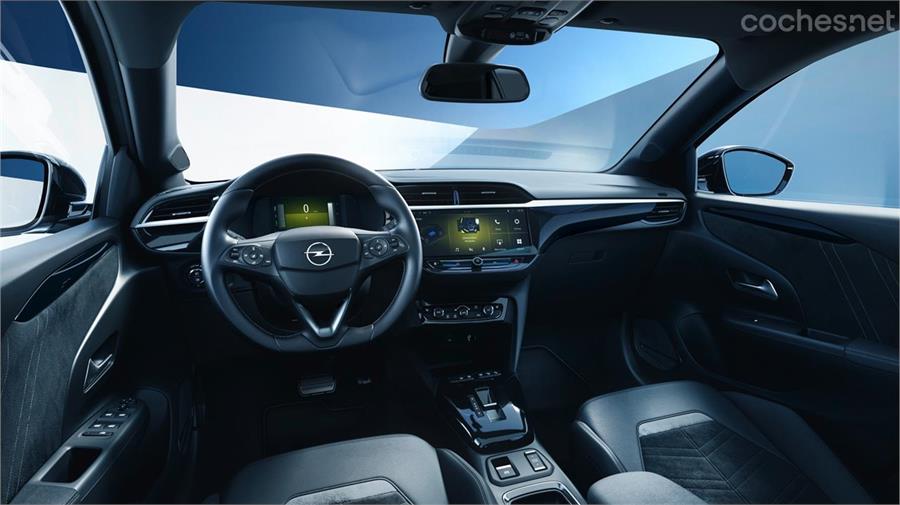 Nuevo volante y nuevas pantallas digitales para el Opel Corsa.