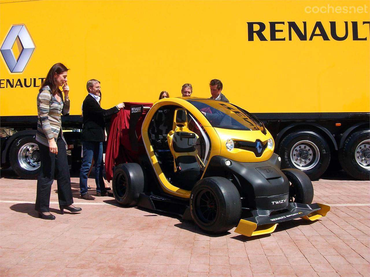 El Renault Twizy Sport F1 fue descubierto por primera vez en la fábrica de Valladolid