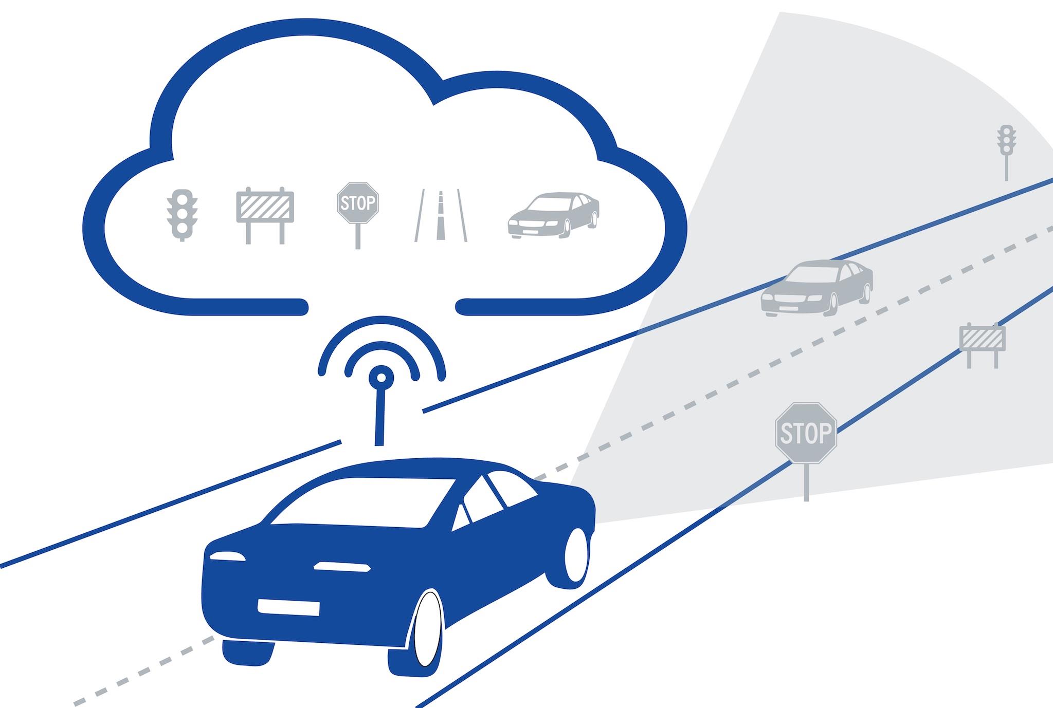 La suma de sensores en los vehículos y datos en la nube, fundamental para el desarrollo del coche autónomo.