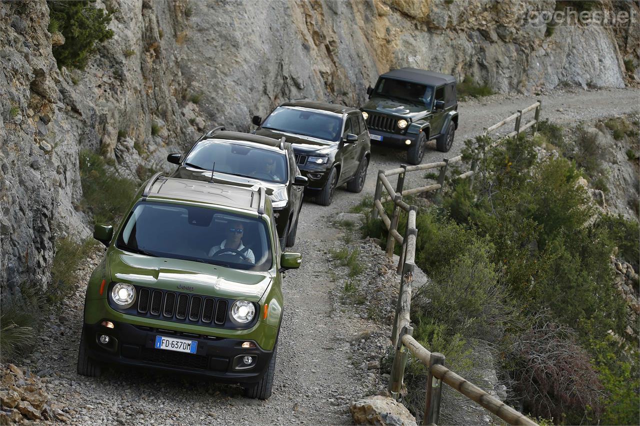 Los participantes en la Jeep Camp 2016 pudieron hacer rutas 4x4 por la zona, de gran belleza natural. 