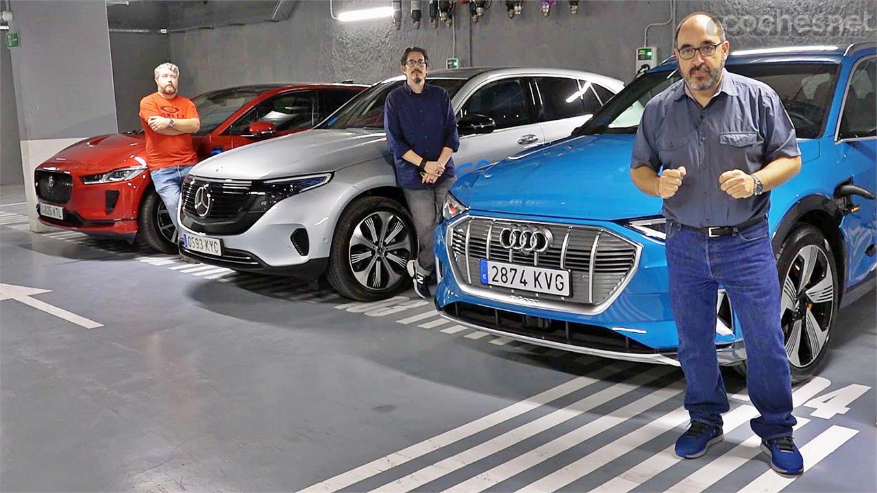 Opiniones de Comparativa: Audi e-Tron, Jaguar i-Pace, Mercedes EQC