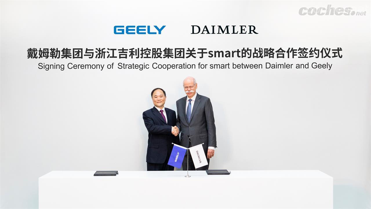 Daimler y Geely se unen para gestionar smart