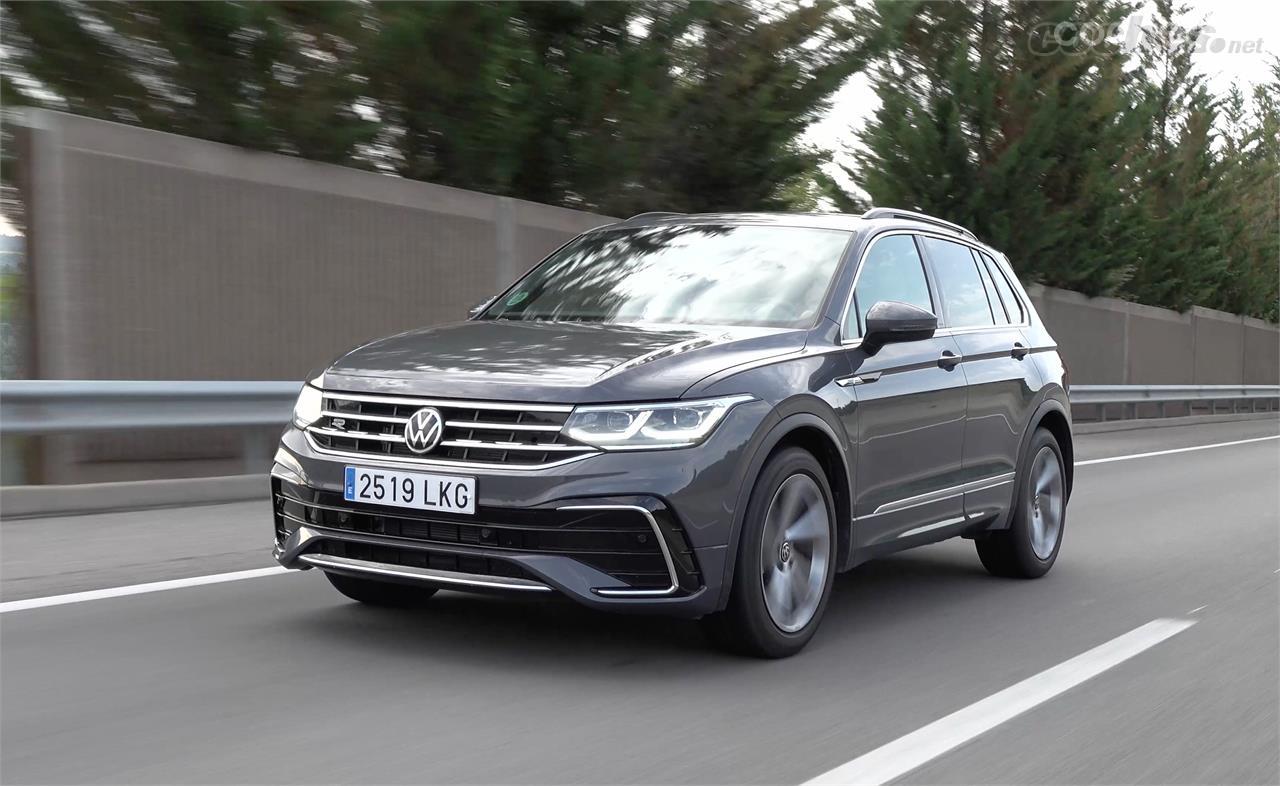 El Tiguan es un coche cómodo, con un buen compromiso entre confort y eficacia en sus suspensiones y en el equipo de ruedas de esta versión R-Line.