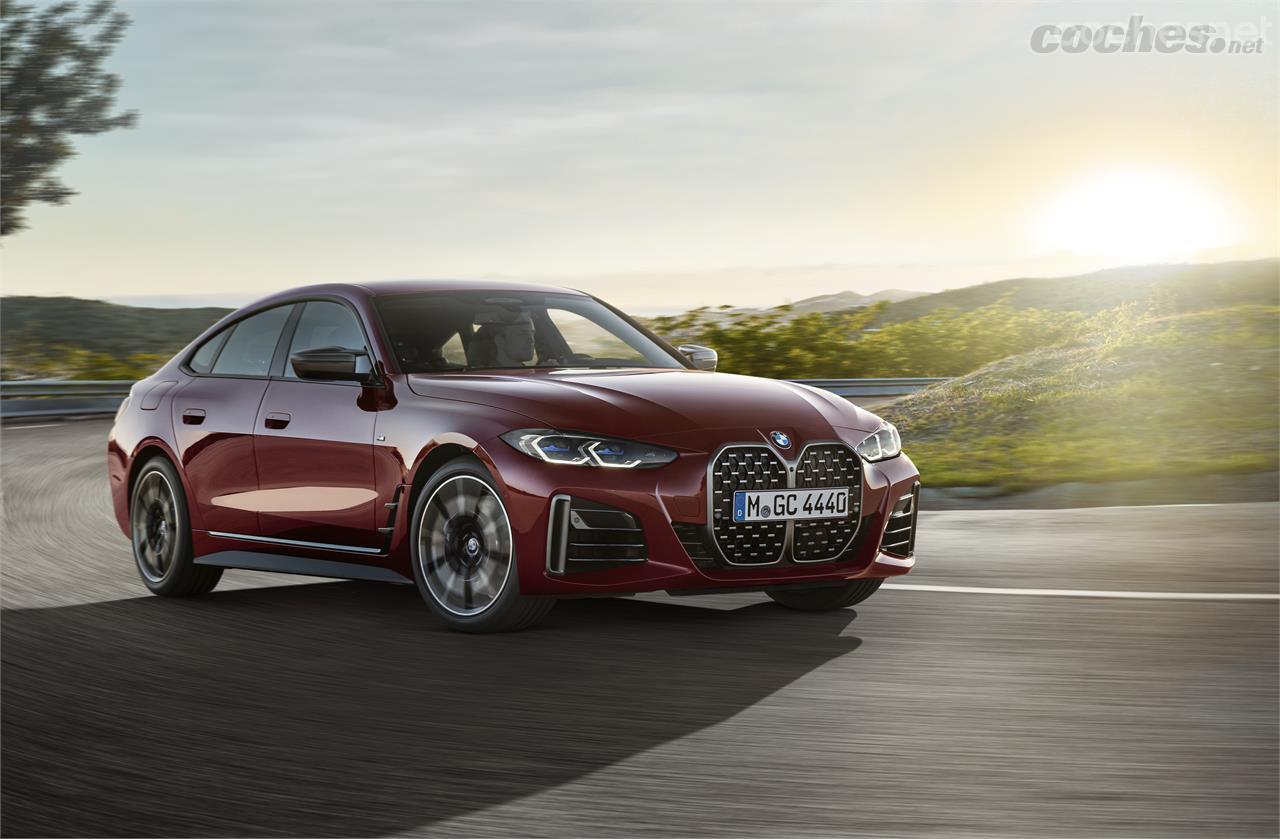 La gama del BMW Serie 4 Grand Coupé se completa con el M440i de tracción trasera y una versión diésel de 6 cilindros.