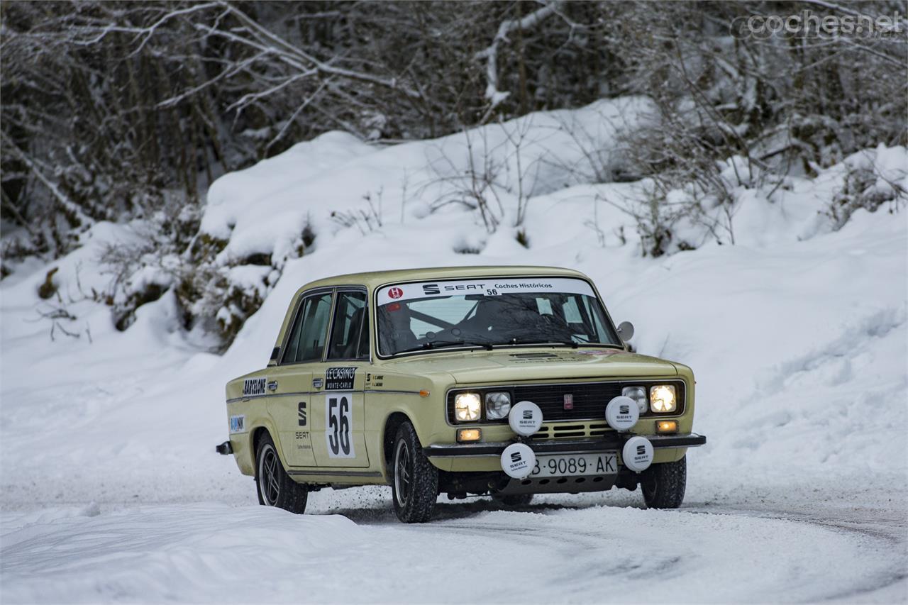 El Seat 1430 Especial 1600 (FU 1600) con el que corrimos el Rally Montecarlo Histórico. El coche es propiedad de la colección de Coches Históricos de Seat.