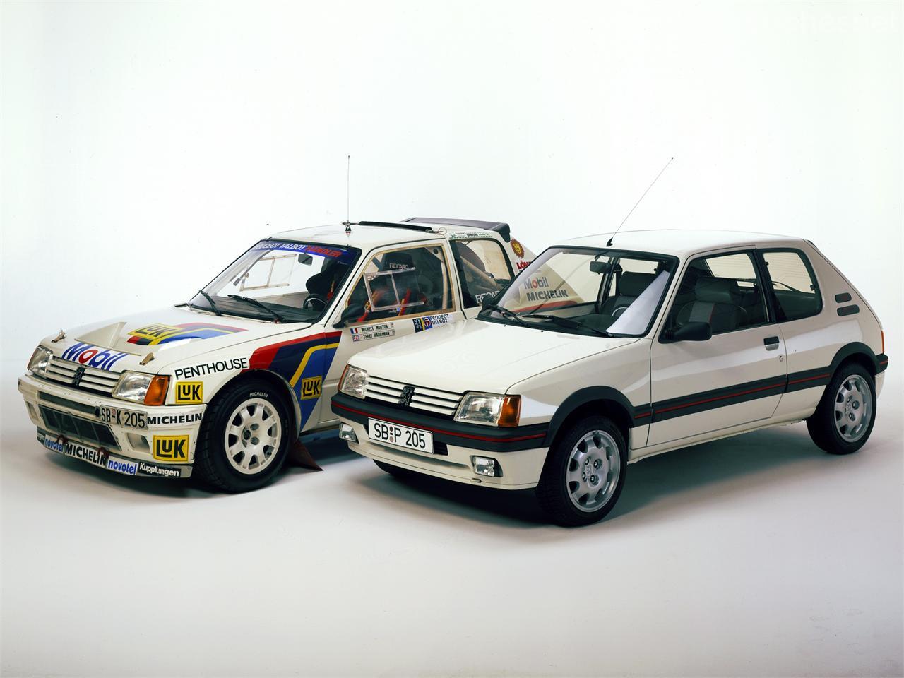 Peugeot Sport dio forma al 205 T16 que ganó el Mundial de Rally en 1985 y 1986. Aunque estaba inspirado en el 205 GTI su motor era turbo, central trasero y contaba con tracción integral.