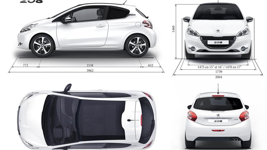 Peugeot 208: Más espacio por dentro, menos por fuera