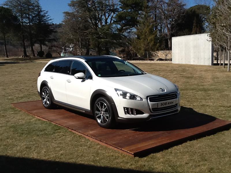 Peugeot 508 RXH en la presentación en Marsella