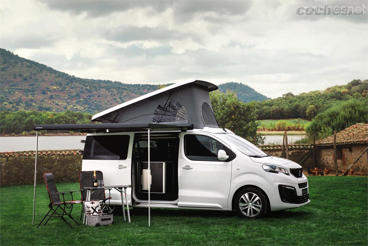 Peugeot Traveller Camper by Tinkervan con 4 opciones de equipamiento.