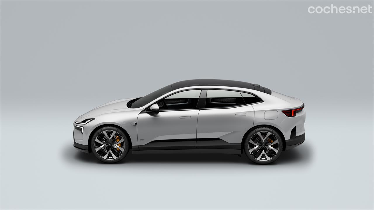 El Polestar 4 es un SUV de aires cupé de 4,84 metros de longitud.