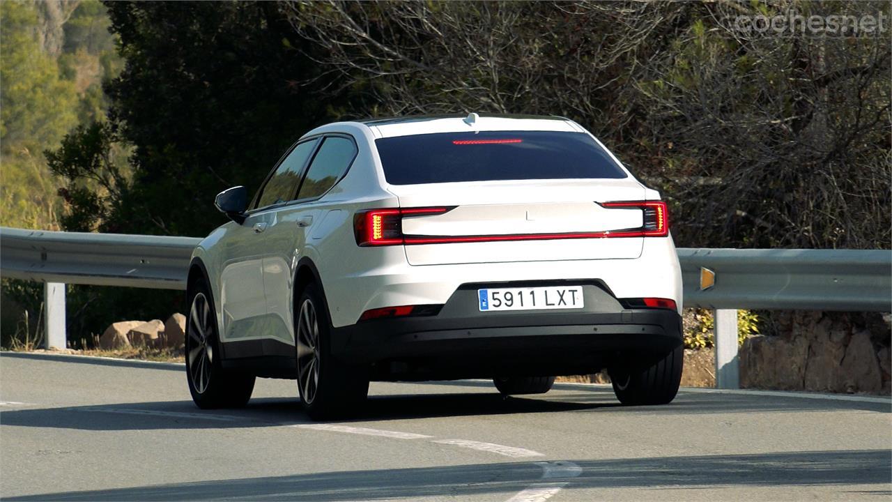 El chasis de este coche admite perfectamente la potencia eléctrica del motor de 231 CV.