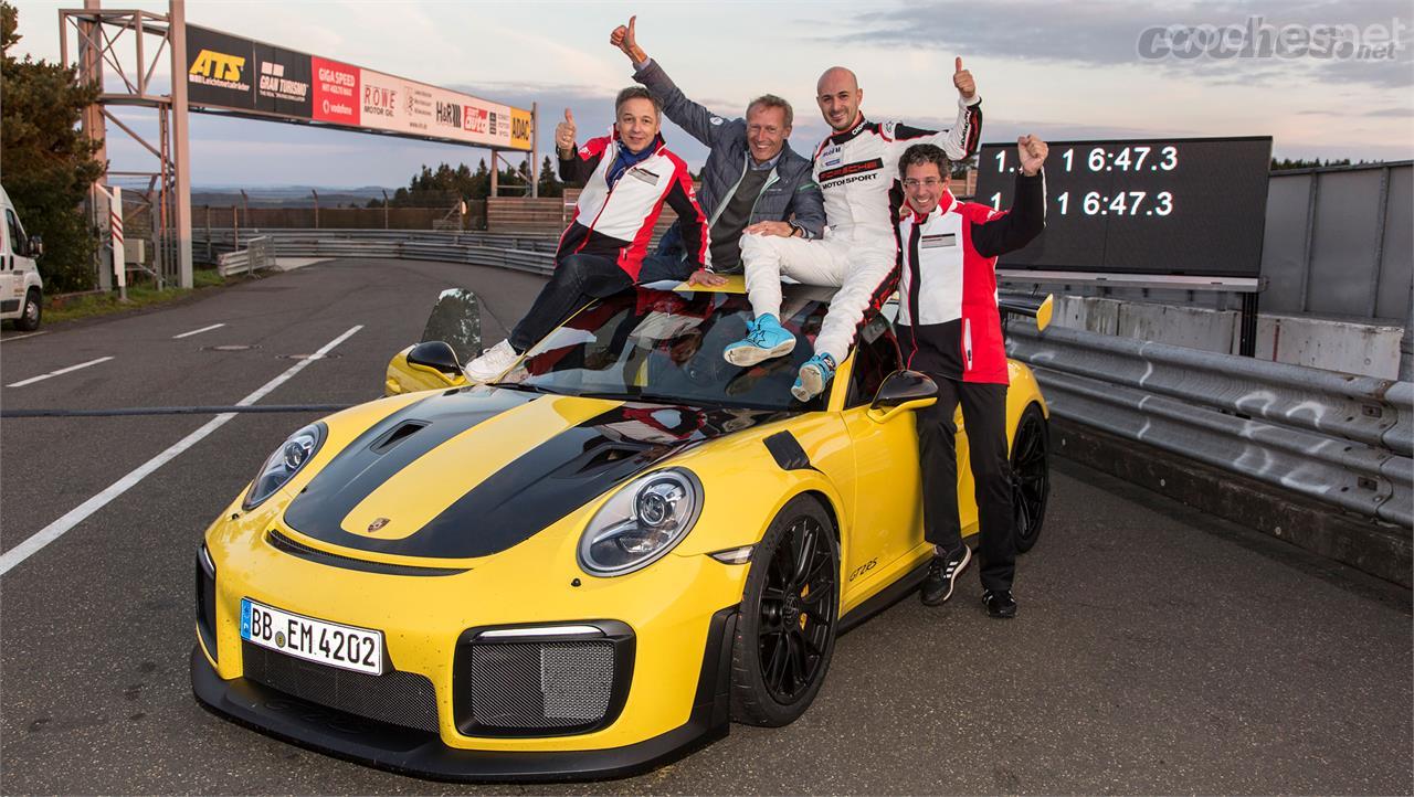 El Porsche 911 GT2 RS bate el récord de Nürburgring