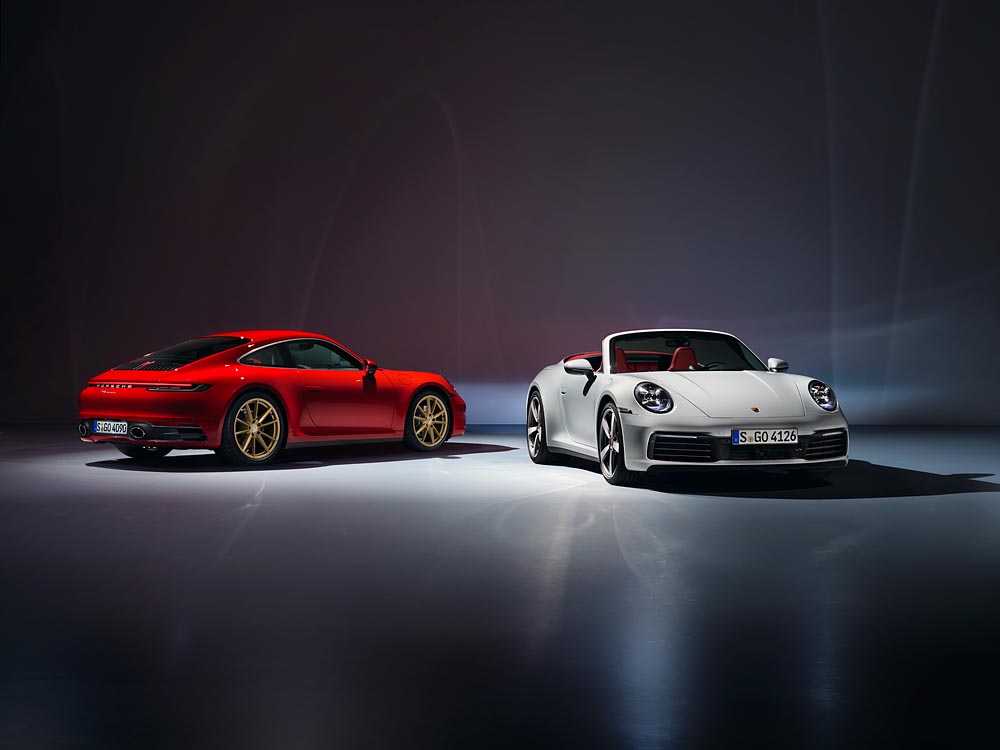 Los nuevos Porsche 911 Carrera Coupé y Cabriolet permiten acceder a la gama 911 a un precio algo más asequible. 