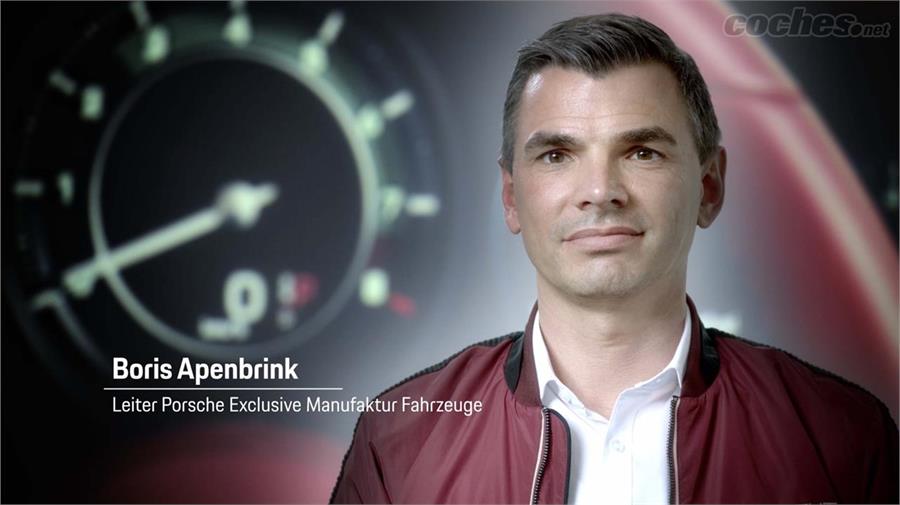 Boris Apenbrink es el máximo responsable del departamento encargado de los modelos más especiales de Porsche, Exclusive Manufaktur.
