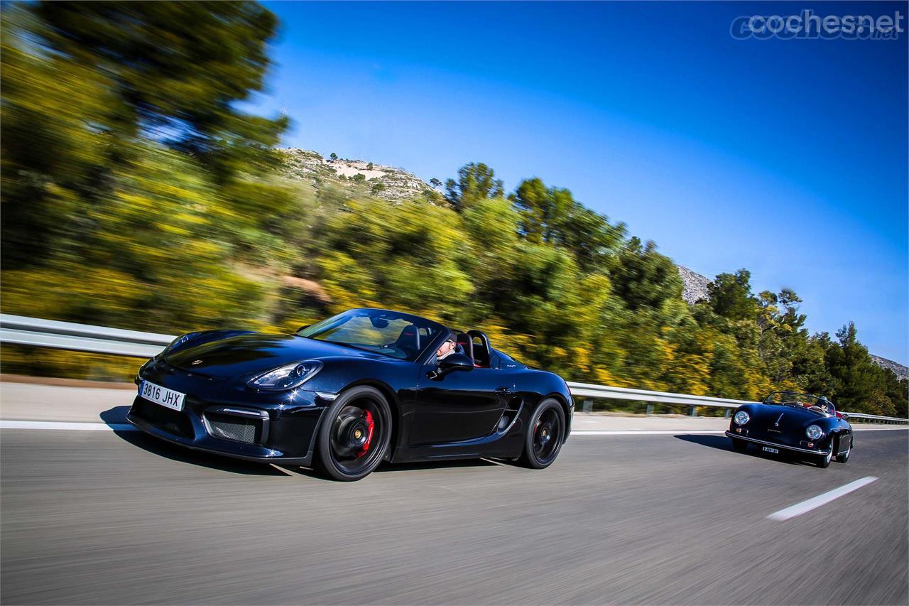 Porsche Boxster Spyder vs Porsche 356 Speedster | Noticias coches.net