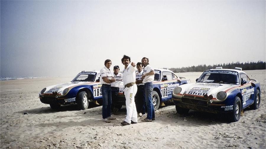 Porsche ganó en dos ocasiones el Rally Dakar, entonces Rally París-Dakar (1984 y 1986).