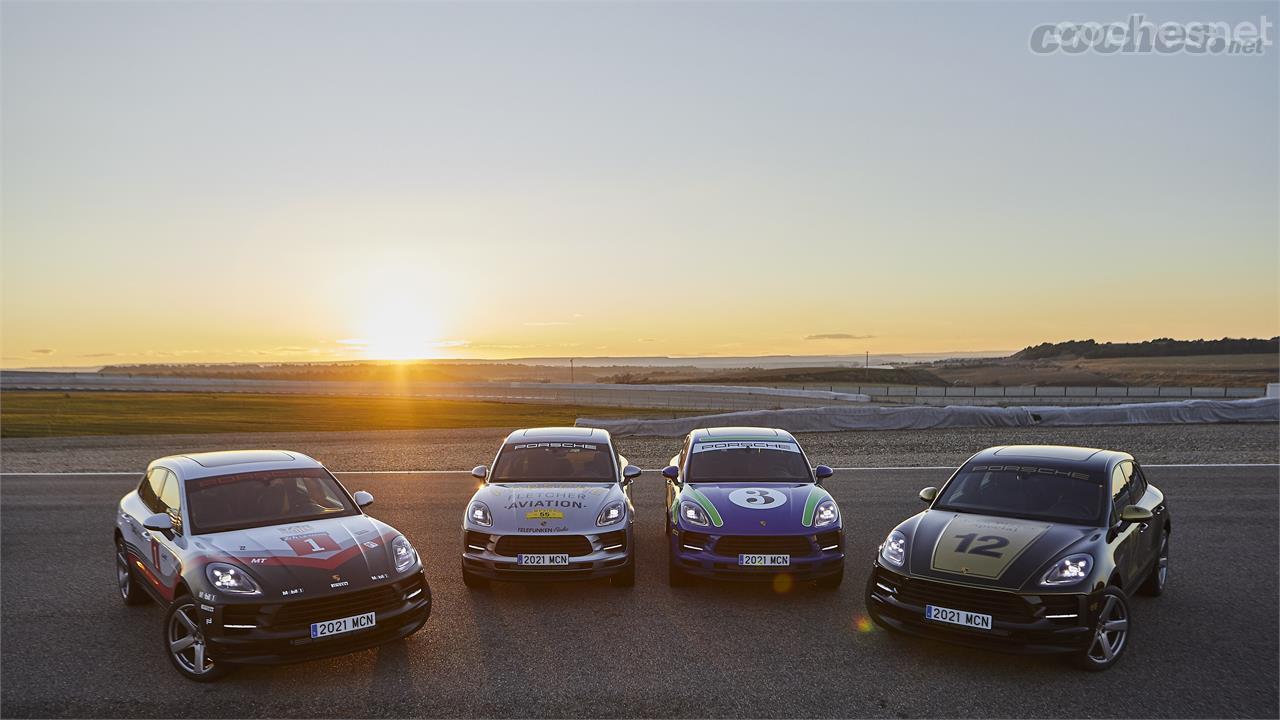 El Porsche Macan Tribute rinde homenaje a diversos modelos de competición de la marca. Se ofrecen 4 variantes. 