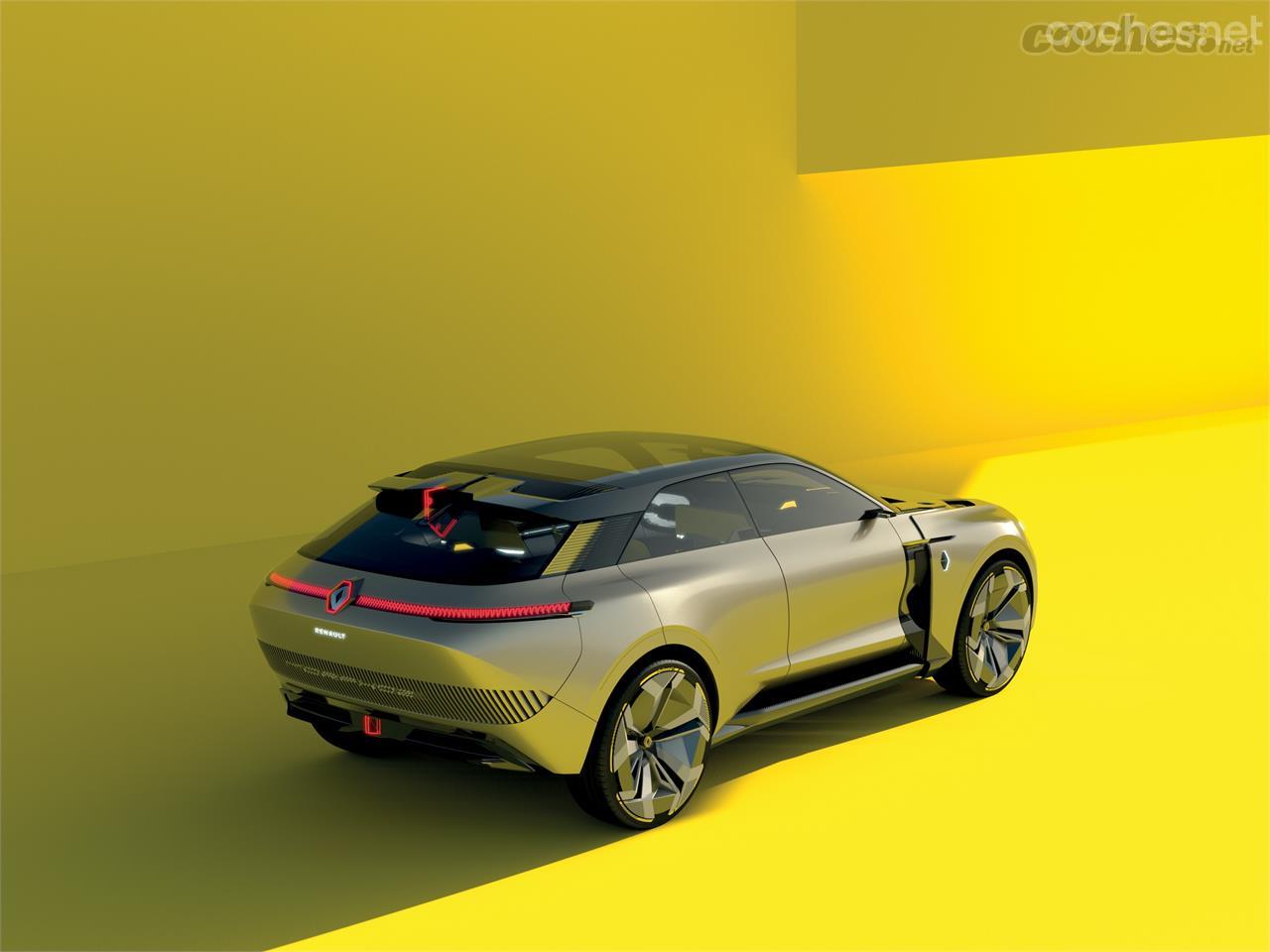 Este original concept car de estilo crossover puede cambiar a voluntad sus dimensiones y morfología.