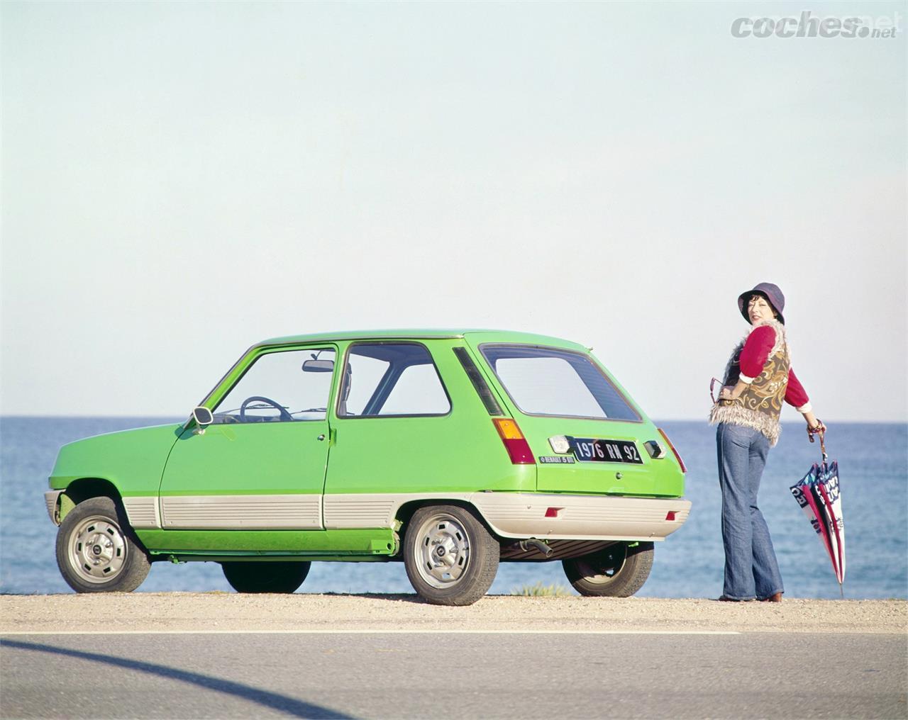 Un Renault 5 GTL con unas protecciones laterales propias de las versiones francesas que los modelos españoles nunca llevaron.